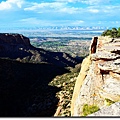 Looking down into the canyon from Cold Shivers Point 4