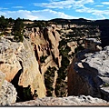 Looking down into the canyon from Cold Shivers Point 6