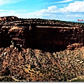 Otto's Trail 眺望遊客中心及Canyon Rim Trail