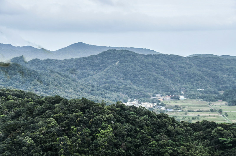 上牡丹山東北望俯瞰東源社區