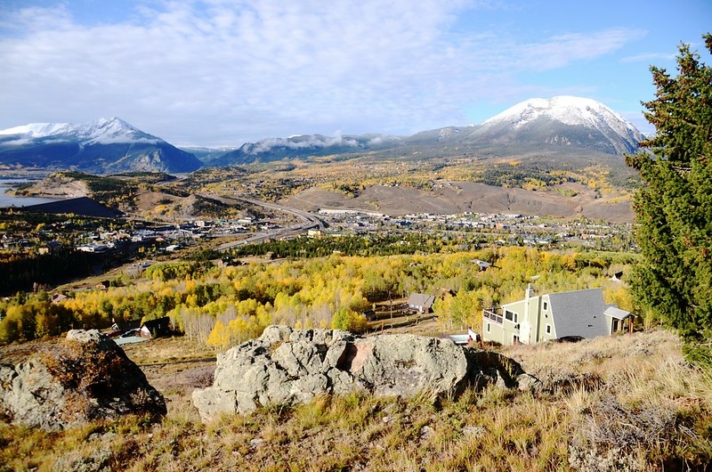 Looking down I-70 from the Ptarmigan Peak Trail above trailhead (3)