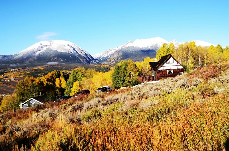 Looking west at Gore Range from the Ptarmigan Peak Trail above trailhead (1)