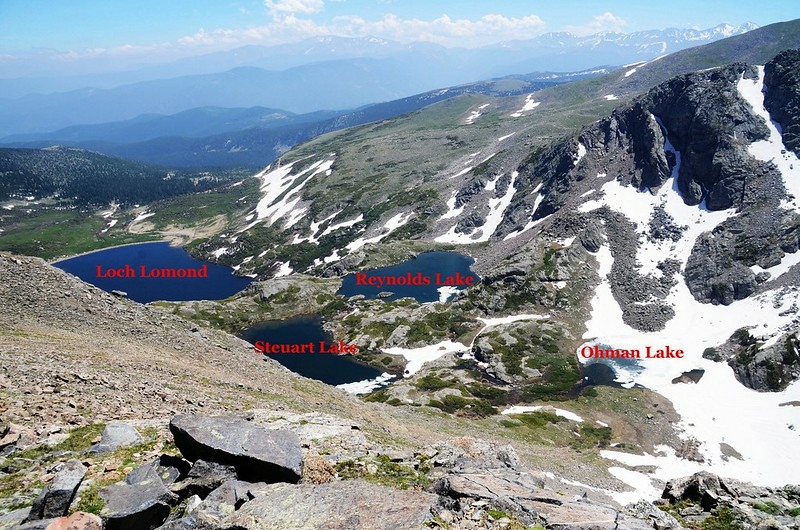 Looking down at the Loch Lomond drainange from James Peak trail (4)