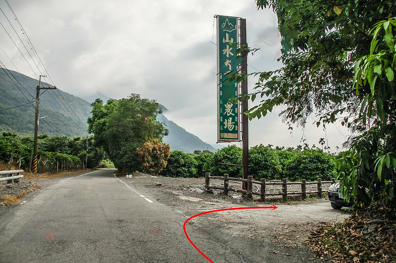 尾庄南行車岔路