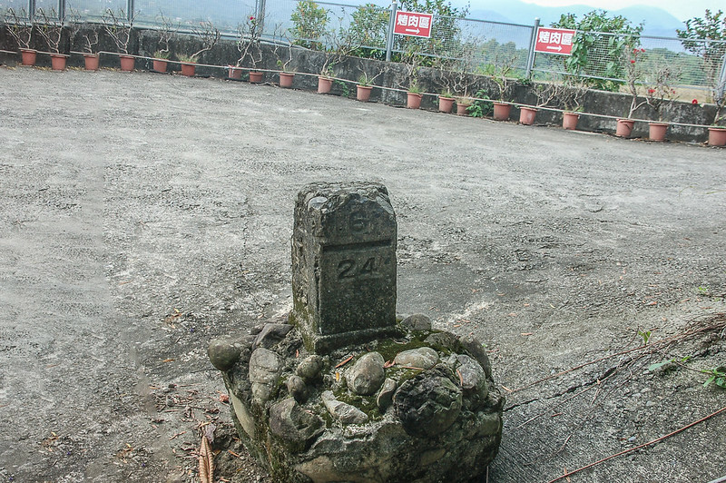 鈴黃山西露營區總督府土木局水準點(# 荖濃溪左岸6-20 Elev. 248 m) (3)
