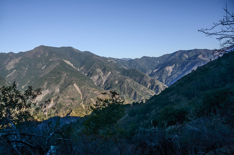 鐵本山產道西北眺群山(H 1582 m)  (2)