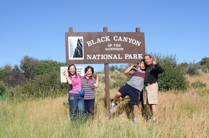 Black Canyon National Park North Rim entrance sign (4)