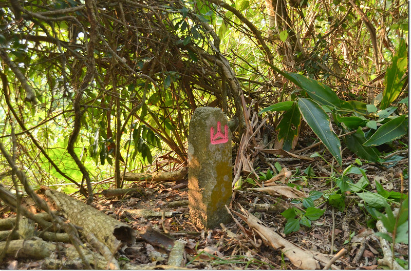 竹頭山前峰山字水泥柱