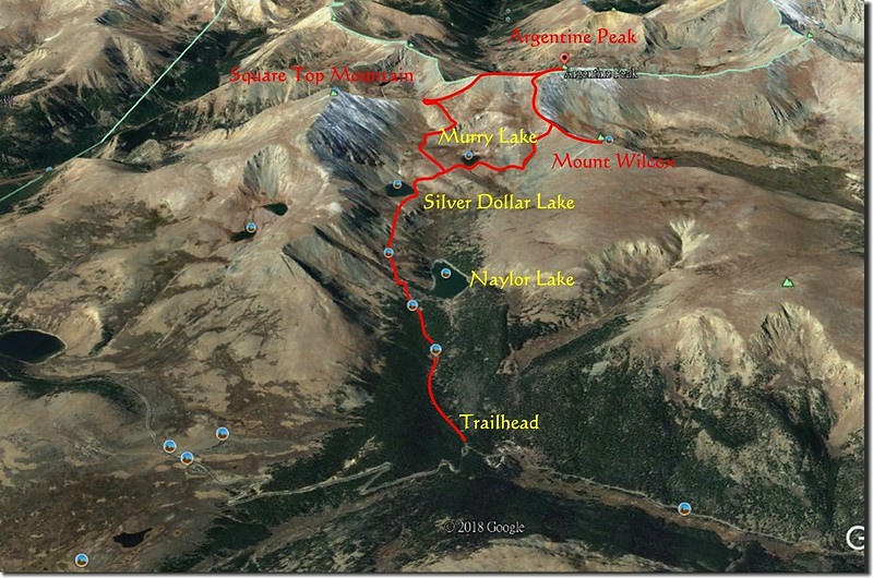 Hiking route