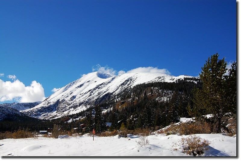 Quandary Peak as seen from Hoosier Pass 1
