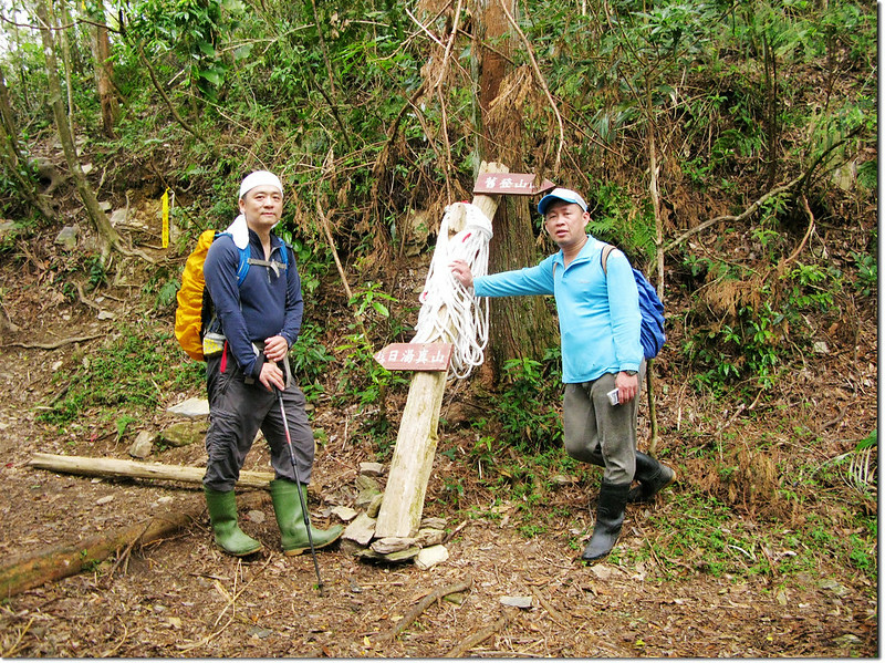 北大武山新登山口高繞段岔路 2