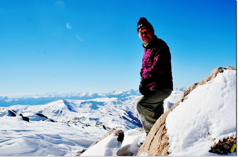 Me on the summit of Mount Sniktau 1