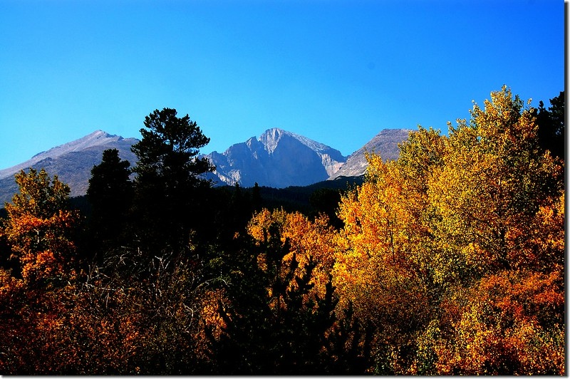 Longs Peak taken from 7 HWY 8