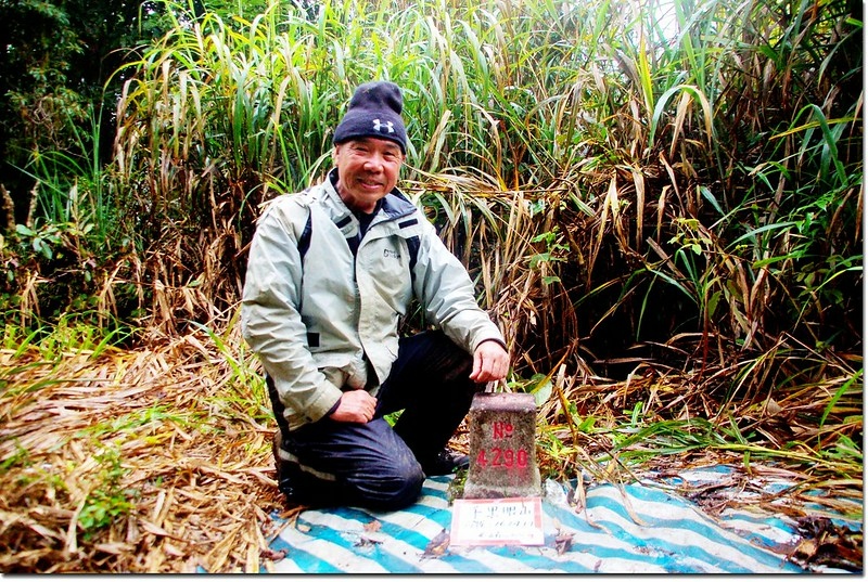 花蓮千里眼山三等三角點(# 4290 Elev. 1624 m)