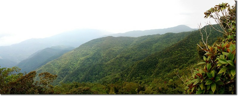 耆路知可山山頂展望