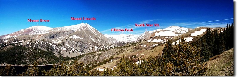 Lincoln & Bross from Hoosier Pass 2