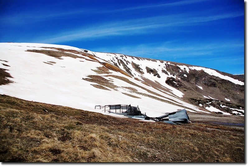 Mine ruins as you near the “no trespassing'”area