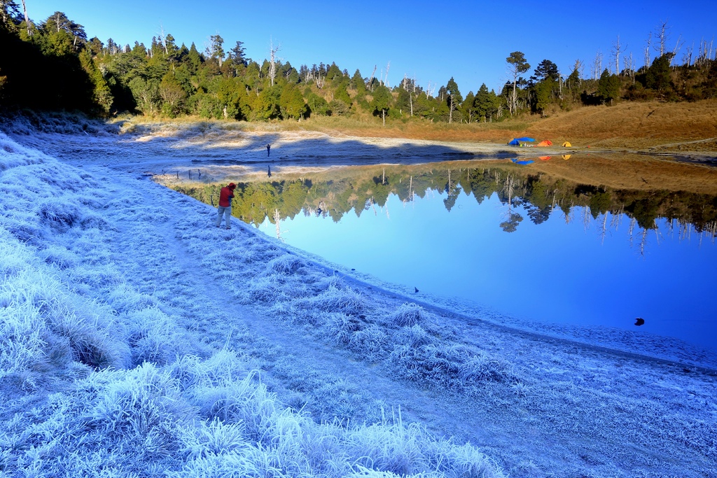 那一年的藍天包場及寒冷的加羅湖(三)~藍白篇。
