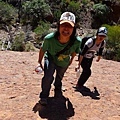 20100831 Uluru Tour Day2 (8) Valley of the Winds 爬上爬下好累哦~.JPG