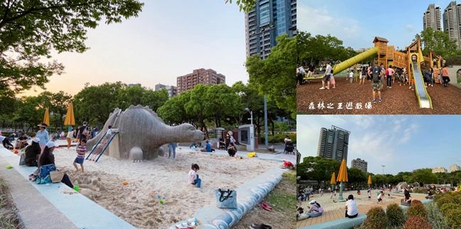 台北,大安森林公園,森林之王兒童遊戲場,恐龍沙坑,螢火蟲,無障礙通道,落羽松步道,台北公園,親子,台北景點