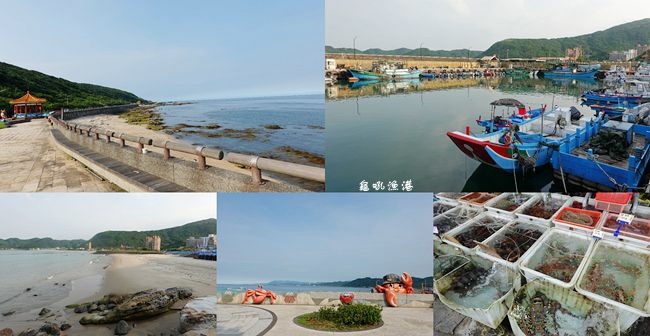 龜吼漁港,龜吼螃蟹主題公園,龜吼漁夫市集,萬里蟹,野柳海洋公園,金山老街,台灣好行皇冠北海岸線,新北,萬里,海鮮,漁港,海洋