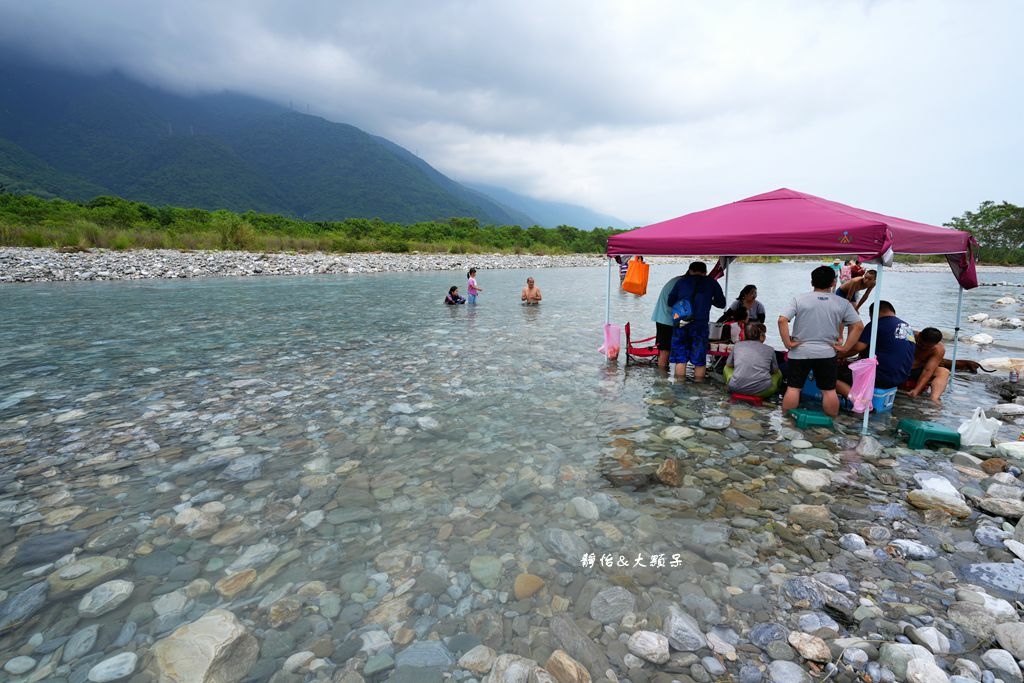 花蓮玩水景點 ❙ 美崙溪豐川堤防、國福橋下夏日戲水，超清澈溪