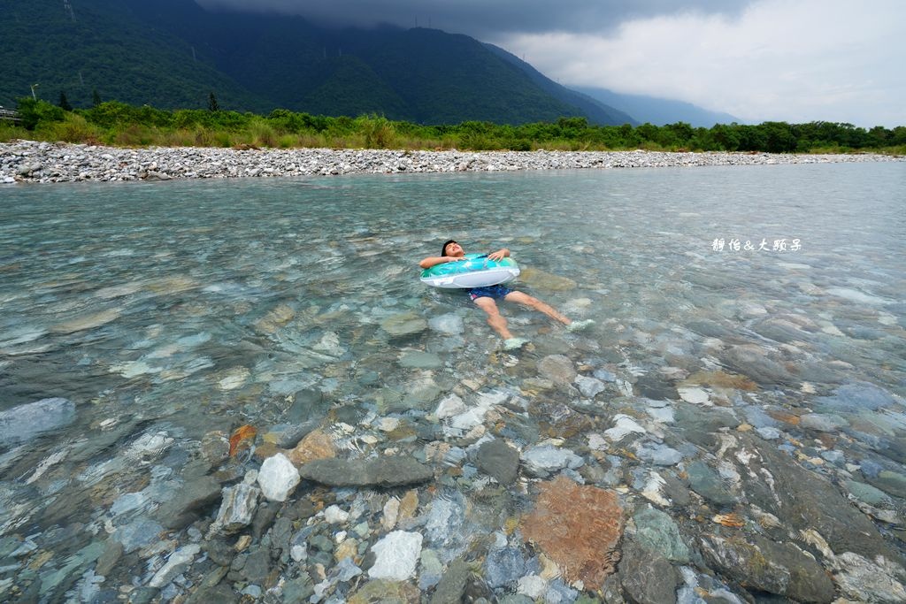 花蓮玩水景點 ❙ 美崙溪豐川堤防、國福橋下夏日戲水，超清澈溪