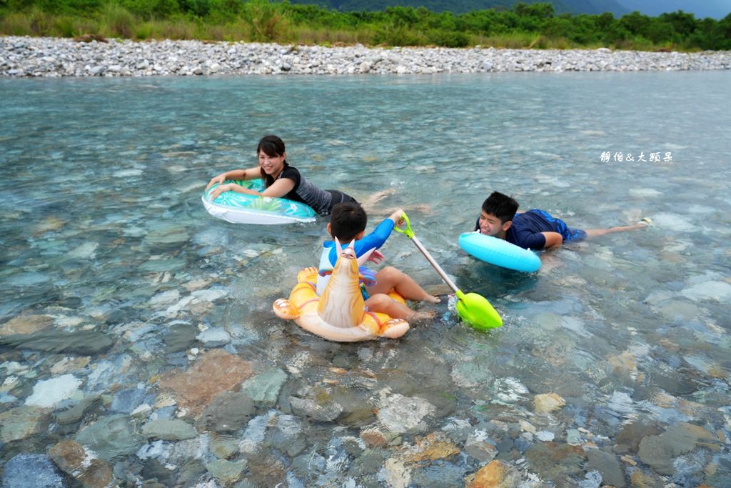 花蓮玩水景點 ❙ 美崙溪豐川堤防、國福橋下夏日戲水，超清澈溪