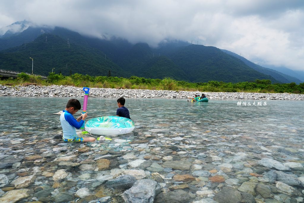 花蓮玩水景點 ❙ 美崙溪豐川堤防、國福橋下夏日戲水，超清澈溪