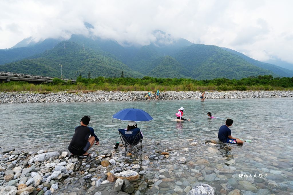 花蓮玩水景點 ❙ 美崙溪豐川堤防、國福橋下夏日戲水，超清澈溪