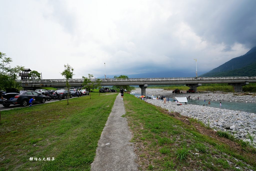 花蓮玩水景點 ❙ 美崙溪豐川堤防、國福橋下夏日戲水，超清澈溪