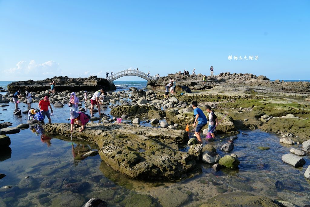 石門洞 ❙ 探索潮間帶生態，玩沙戲水、抓螃蟹，北海岸親子玩水