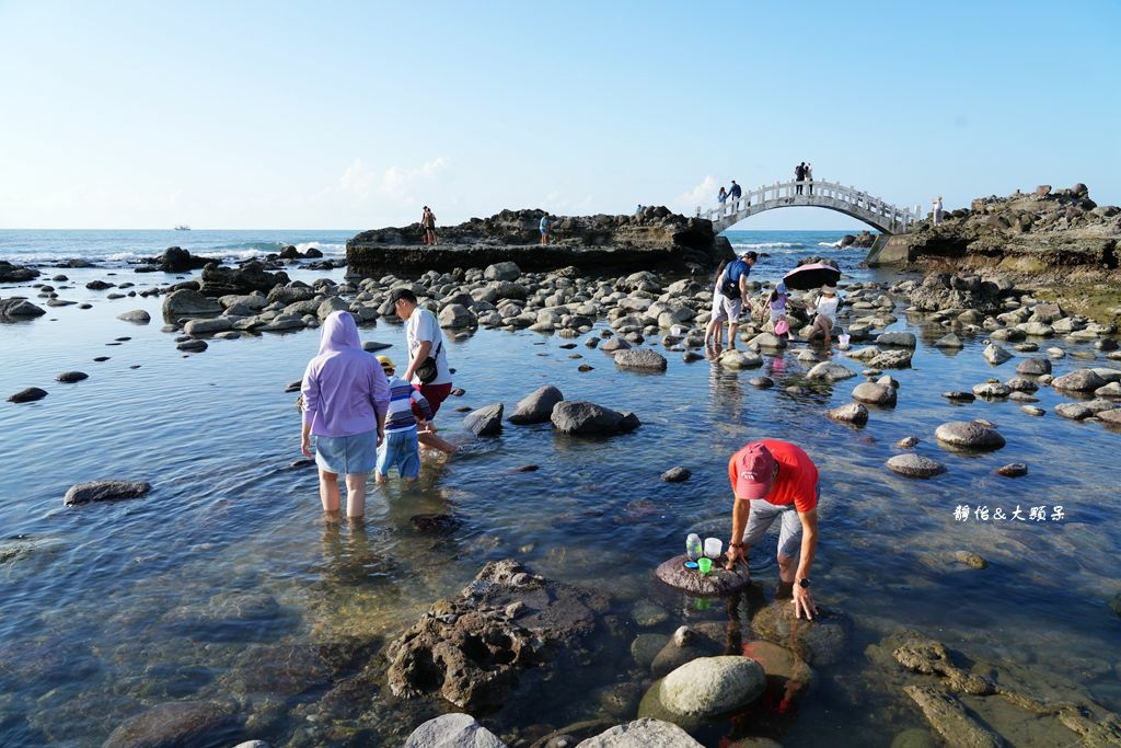 石門洞 ❙ 探索潮間帶生態，玩沙戲水、抓螃蟹，北海岸親子玩水