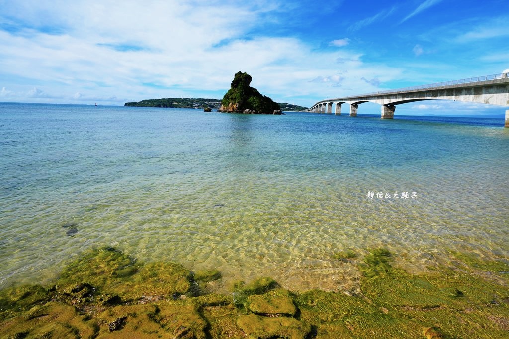 沖繩自由行 ❙ 古宇利大橋、心形岩，浪漫愛心石、親子玩水，沖