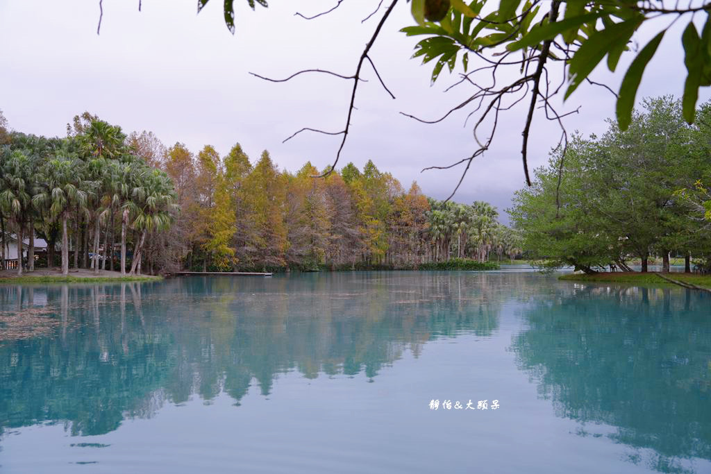 雲山水 ❙ 蒂芬妮藍夢幻湖景、落羽松，必拍跳石步道，花蓮壽豐