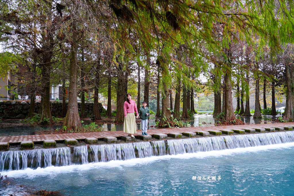 雲山水 ❙ 蒂芬妮藍夢幻湖景、落羽松，必拍跳石步道，花蓮壽豐