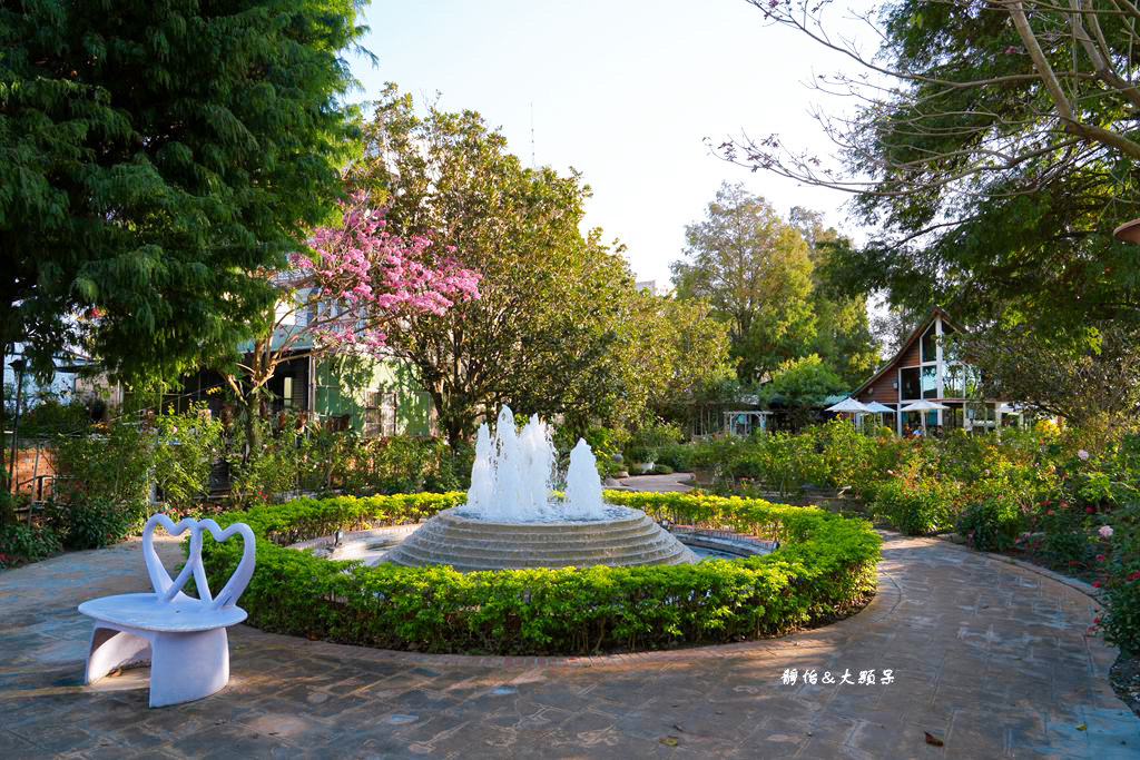 全得玫瑰莊園 ❙ 歐式木屋庭園餐廳，有草皮、溜滑梯，彰化田尾