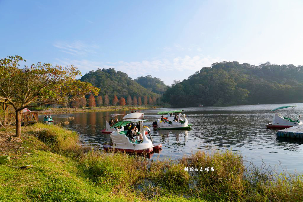 映象水岸 ❙ 峇里島發呆亭湖畔咖啡、踩天鵝船遊湖，苗栗三義景