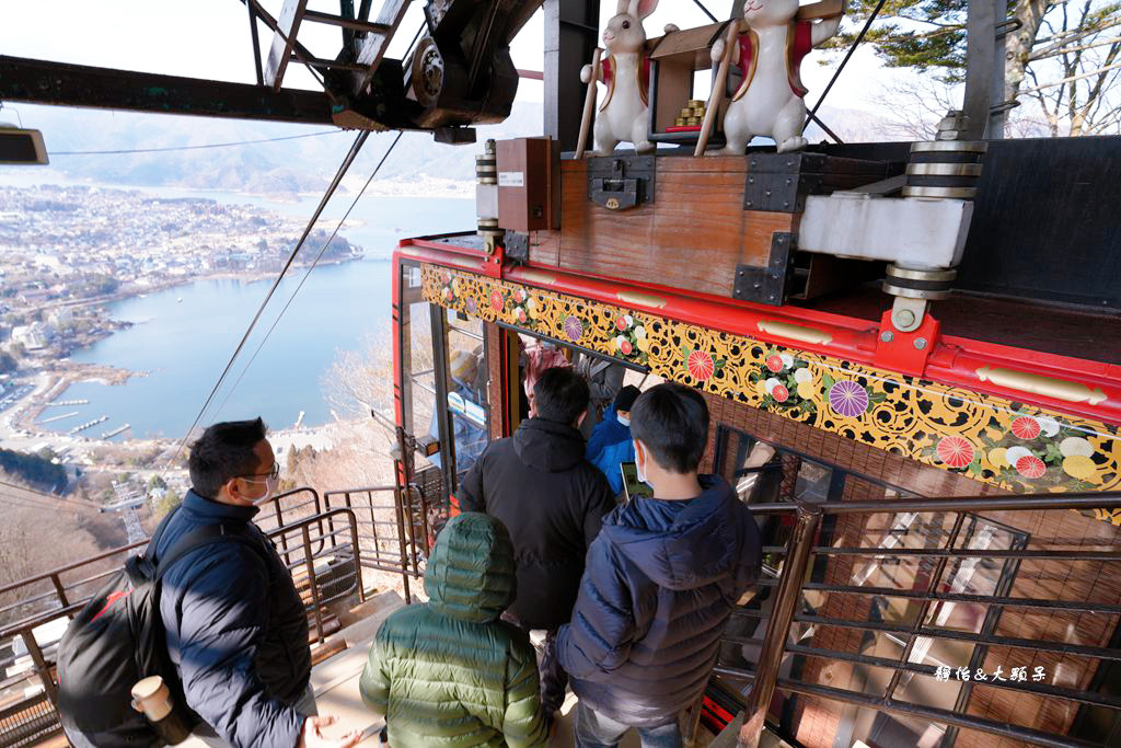 河口湖景點 ❙ 河口湖富士山全景纜車、天上山公園，眺望富士山