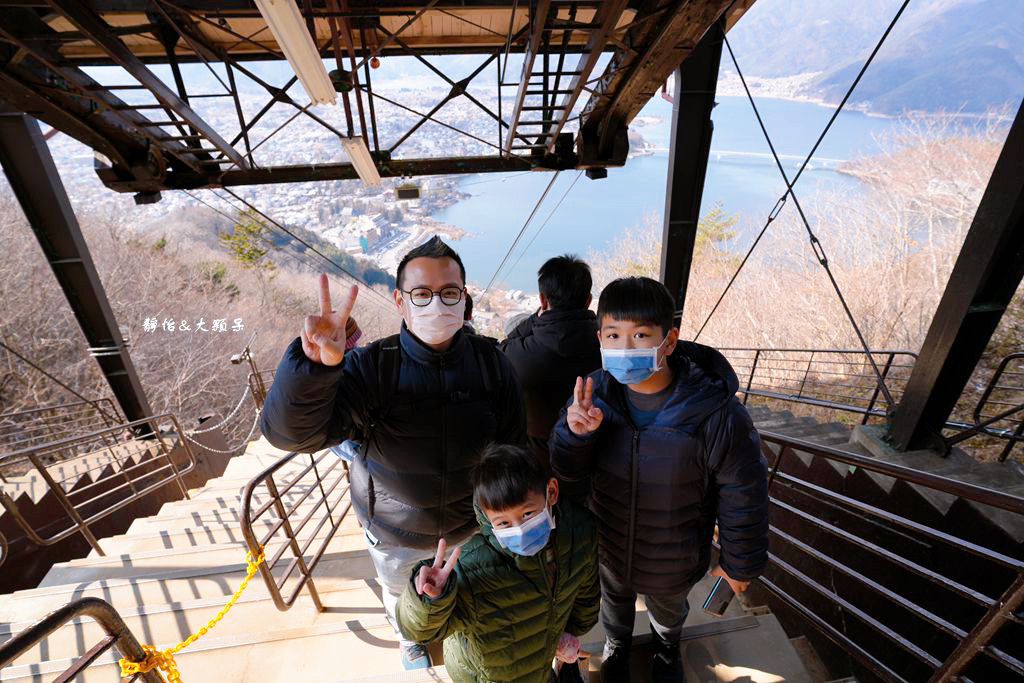 河口湖景點 ❙ 河口湖富士山全景纜車、天上山公園，眺望富士山