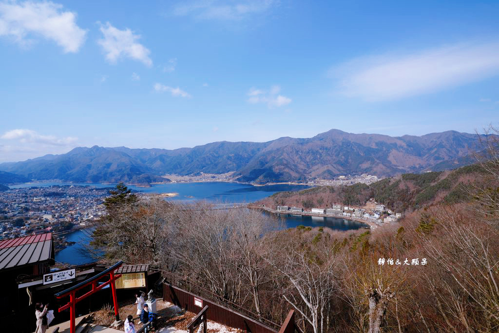 河口湖景點 ❙ 河口湖富士山全景纜車、天上山公園，眺望富士山