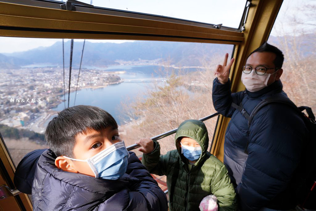 河口湖景點 ❙ 河口湖富士山全景纜車、天上山公園，眺望富士山