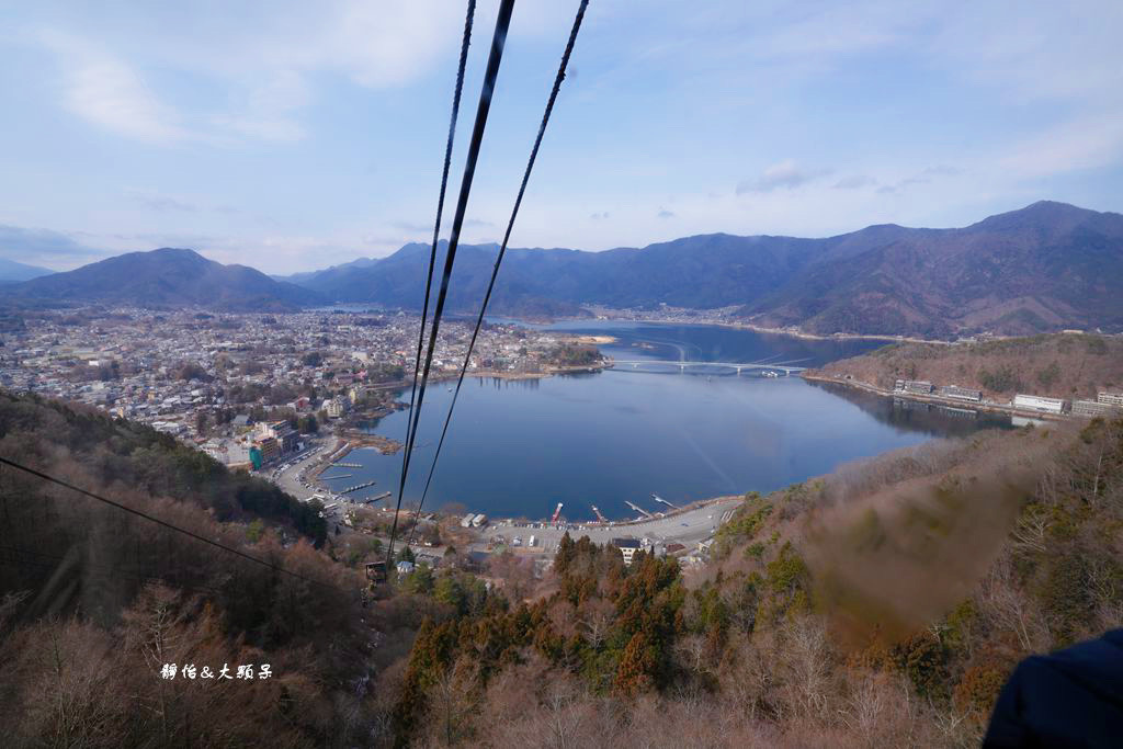 河口湖景點 ❙ 河口湖富士山全景纜車、天上山公園，眺望富士山