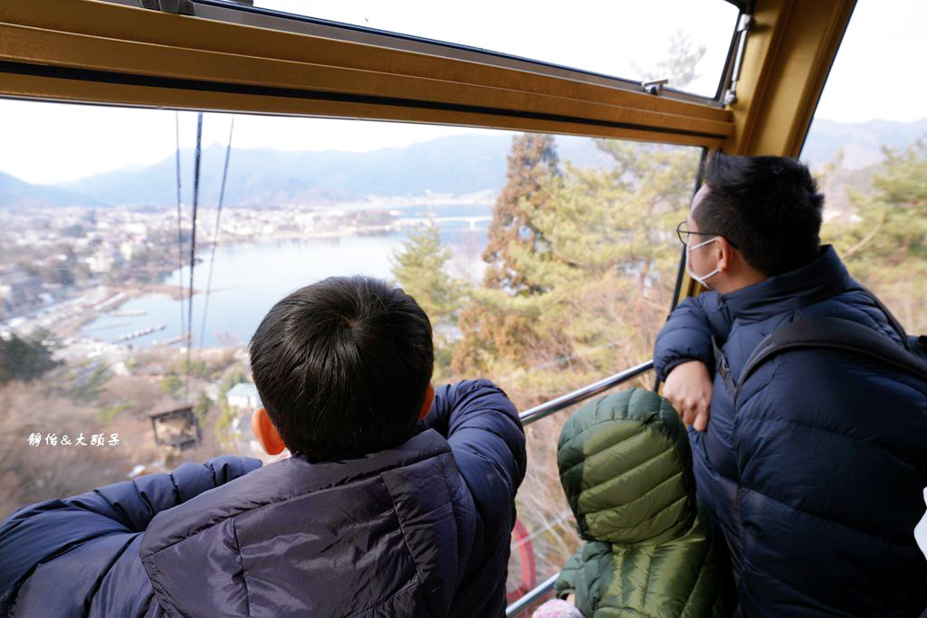 河口湖景點 ❙ 河口湖富士山全景纜車、天上山公園，眺望富士山