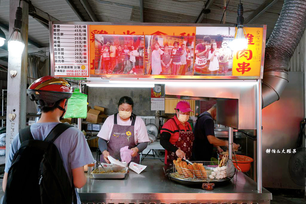 冬山春捲蝦餅 ❙ 超人氣炸物攤，蝦餅、雞肉串必點，宜蘭冬山銅