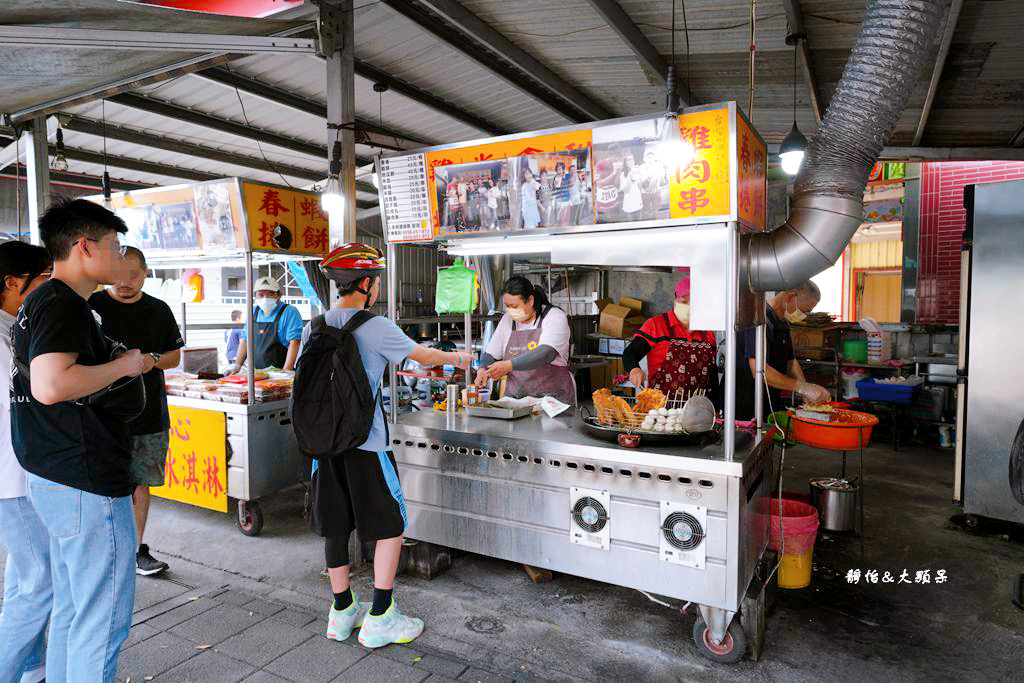 冬山春捲蝦餅 ❙ 超人氣炸物攤，蝦餅、雞肉串必點，宜蘭冬山銅