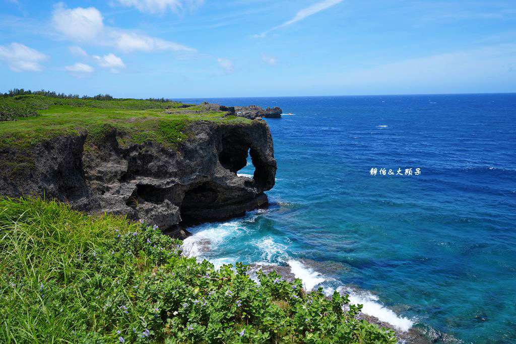 萬座毛 ❙ 超人氣象鼻岩，無敵海景視野，沖繩恩納景點，沖繩自