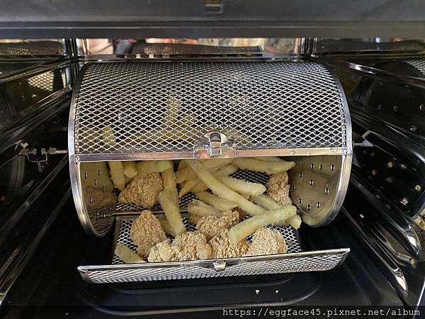 山水氣炸烤箱自動轉烤功能