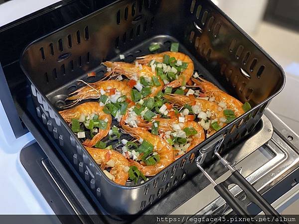 氣炸烤箱烤蝦