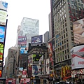 lots of Broadway show ads billboards